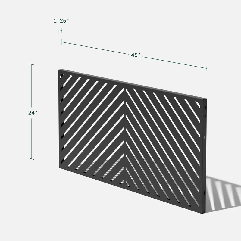 Veradek 3.75 ft. H x 2 ft. W Screen Series Arrow Privacy Screen