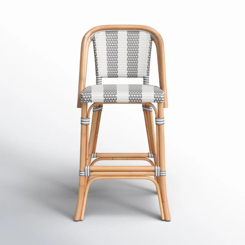 Birch Lane™ Euporie Woven Bar Stool