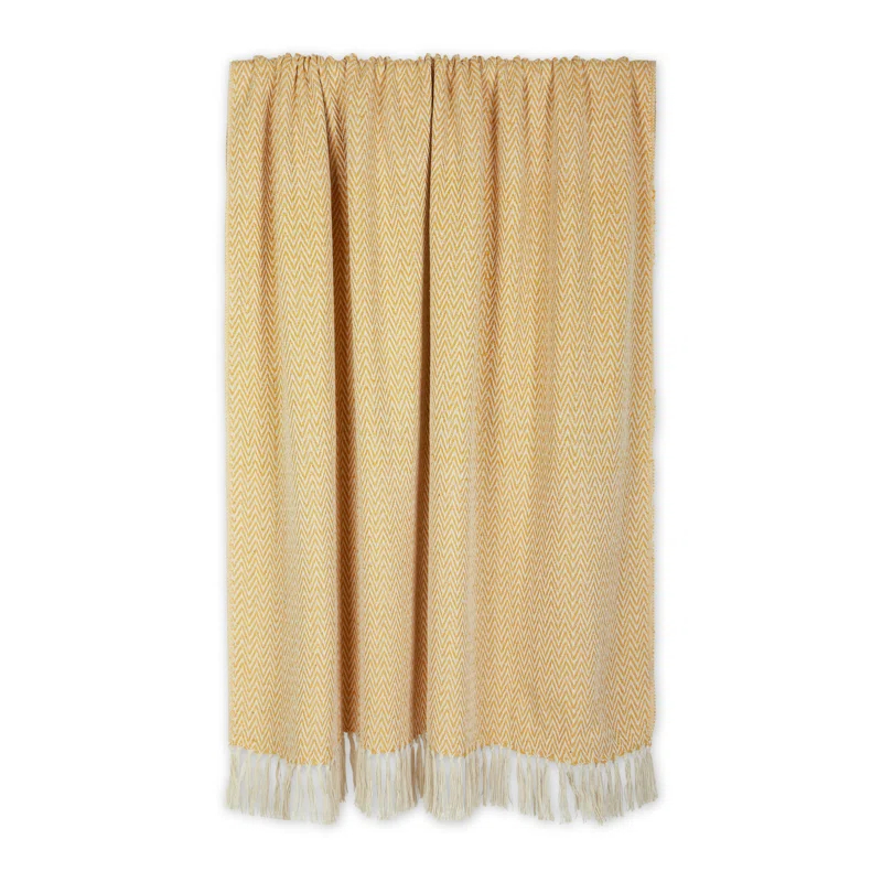 Design Imports Hand Woven Throw Blanket
