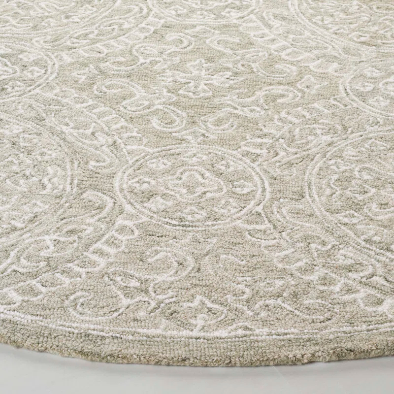 Lauren Ralph Lauren Lauren Ralph Lauren Hand Tufted Wool & Cotton Damask Rug