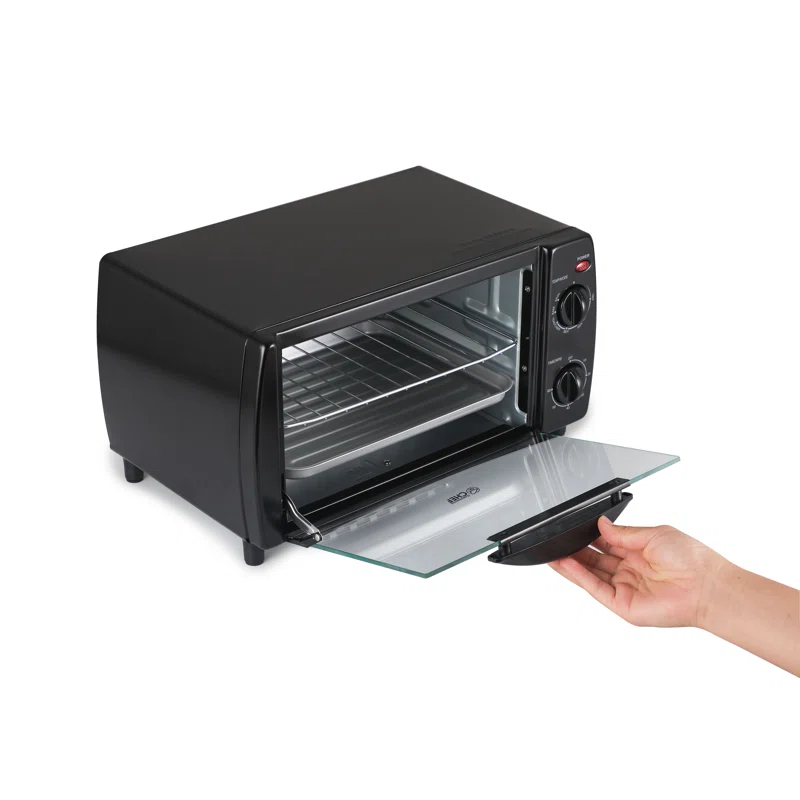 Commercial Chef Commercial Chef 10 Liter 4 Slice Mechanical Toaster Oven