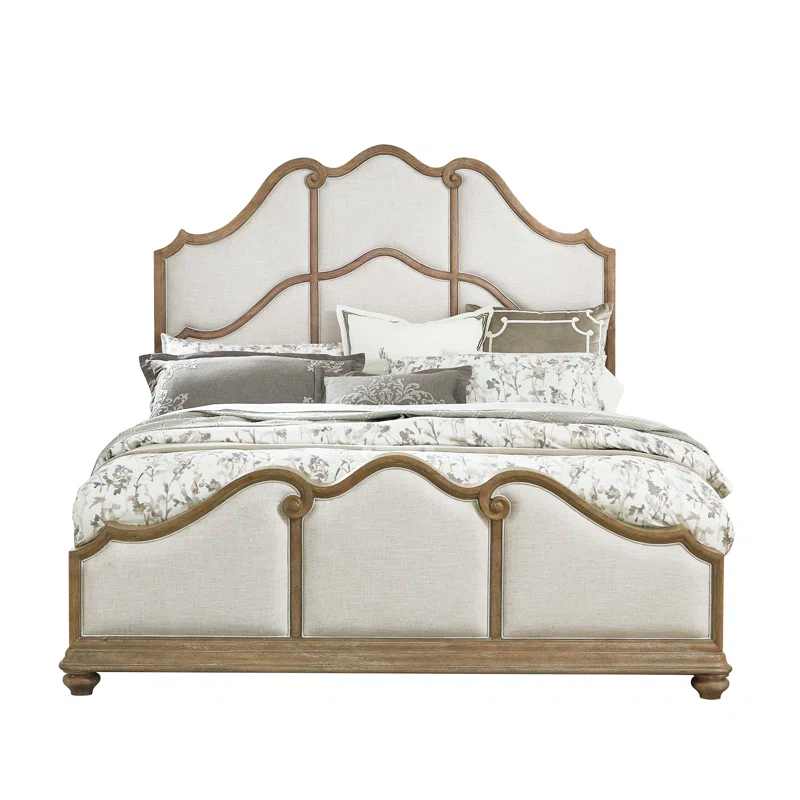 Pulaski Furniture Weston Hills Scrollwork Upholstered Bed
