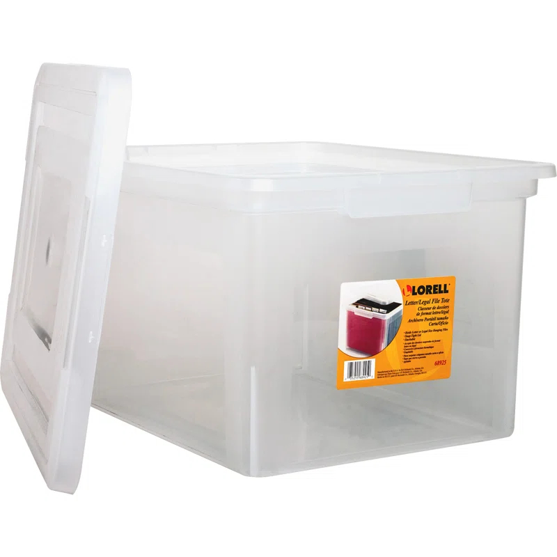 Lorell Legal / Letter Plastic File Box