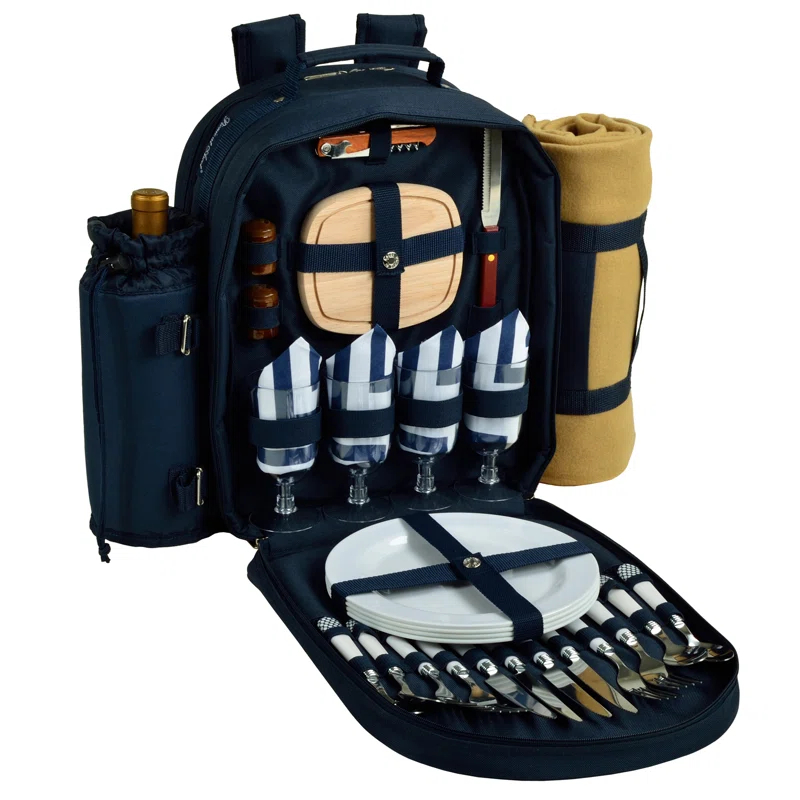 Picnic at Ascot Polyester Picnic Backpack