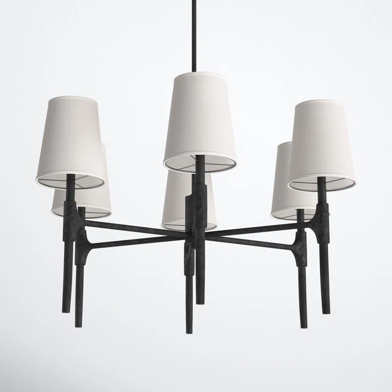 Ingle Chandelier - Black / 28"Dia