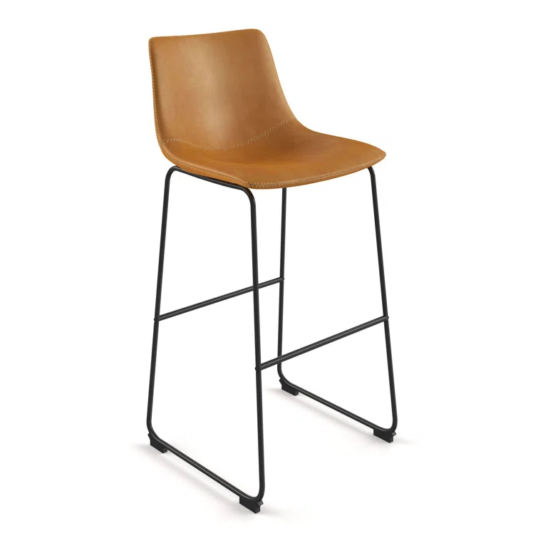 Nia Vegan Leather Bar & Counter Stool (Set of 2)
