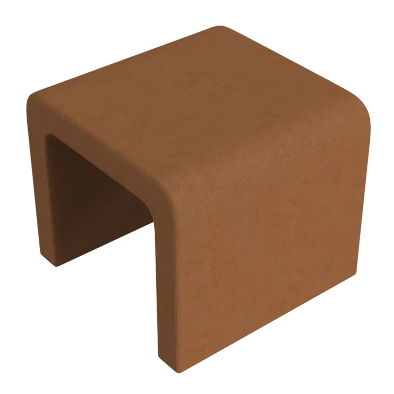HomePop Homepop Arch Ottoman - Rust