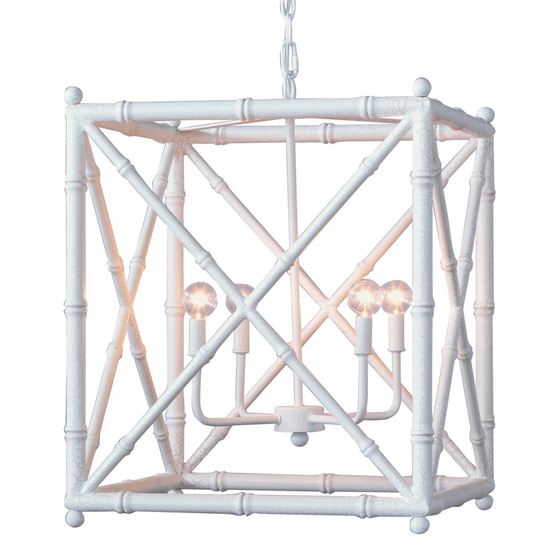 Port 68 Baldwin 4 - Light Square / Rectangle Chandelier