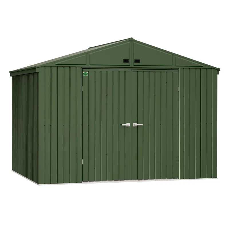 Scotts Lawn Care Storage Shed, 10x8, Green
