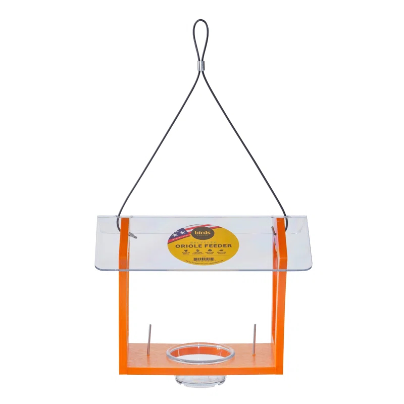 Birds Choice Birds Choice 3-oz. Nectar and Jelly Oriole Feeder, Orange