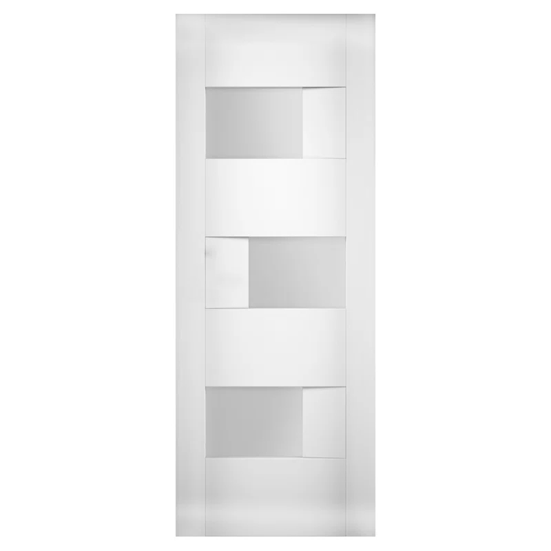 VDomDoors Sete Frosted Glass Standard White Door Slab