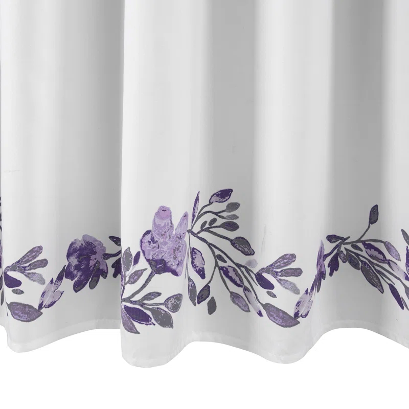 Lush Decor Tanisha Floral Shower Curtain