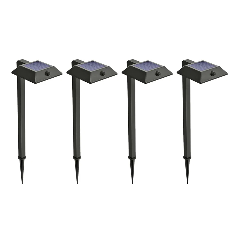 Home Zone Security Low Voltage Solar Powered Integrated LED Pathway Light