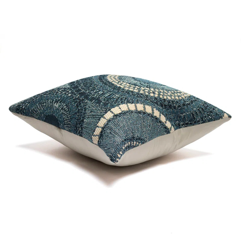 Liora Manne Marina Circles Indoor/Outdoor Pillow 18" X 18"