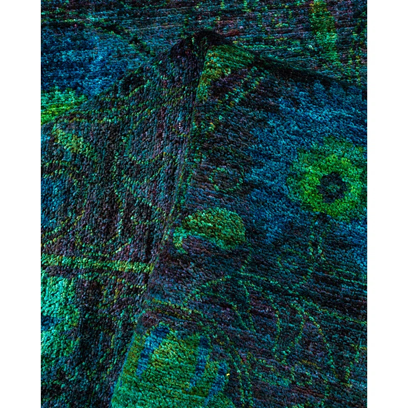 The Twillery Co.® Haydon Hand Knotted Wool Contemporary Red Area Rug 6' 1" x 8' 10"