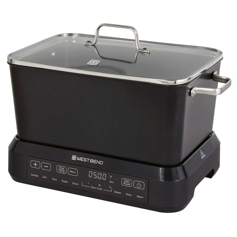 West Bend West Bend Versatility Cooker Plus, 6 Qt., In Black
