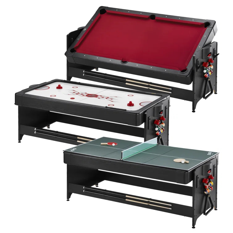 Fat Cat Fat Cat Original 3 in 1 87 Pockey Multi-Game Table