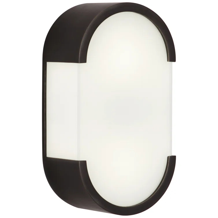Robert Abbey Bryce Solid Brass Flush Mounted Sconce