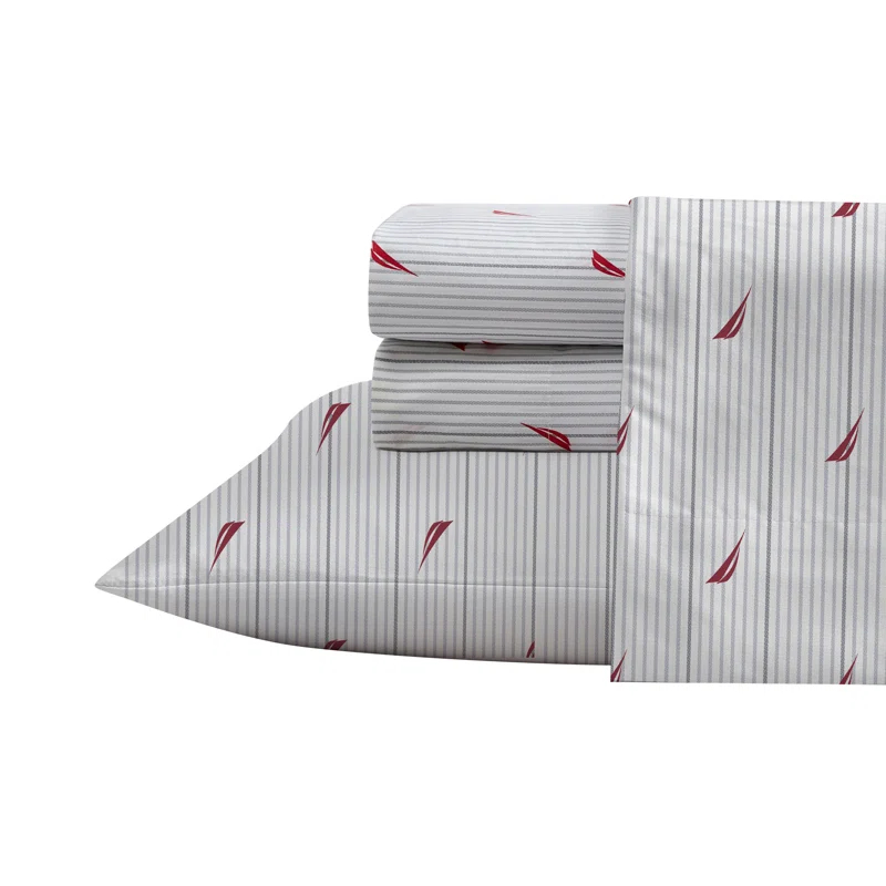 Nautica Nautica Printed Cotton Percale Sheet Sets