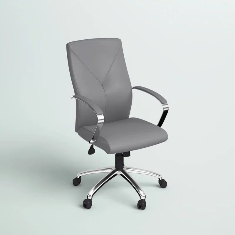Boss Office Products Leather Conference Chair