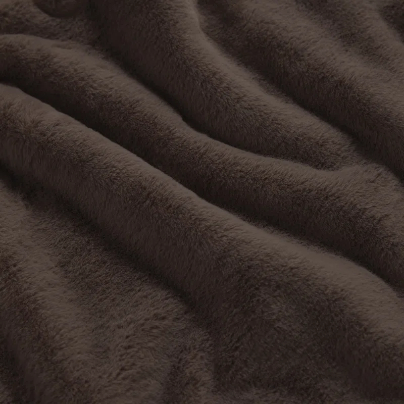 Allisandro Double-Sided Soft and Luxurious Faux Fur Throw Blanket