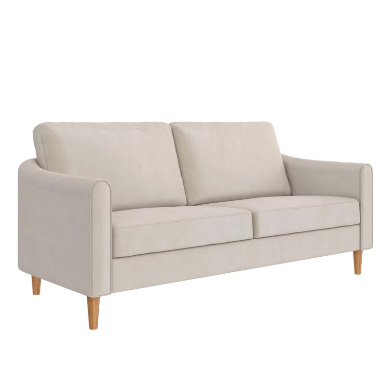 Mr. Kate Moon 73.5" Upholstered Sofa with Curved Back