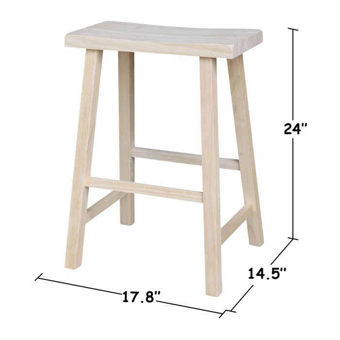 Winston Porter Creations Sawhorse Counter Stool