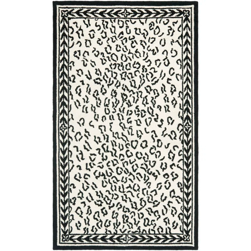 Chelsea Hand Hooked Wool Animal Print Rug