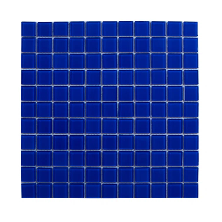 WS Tiles® 1" x 1" Straight Edge Glass Mosaic Tile