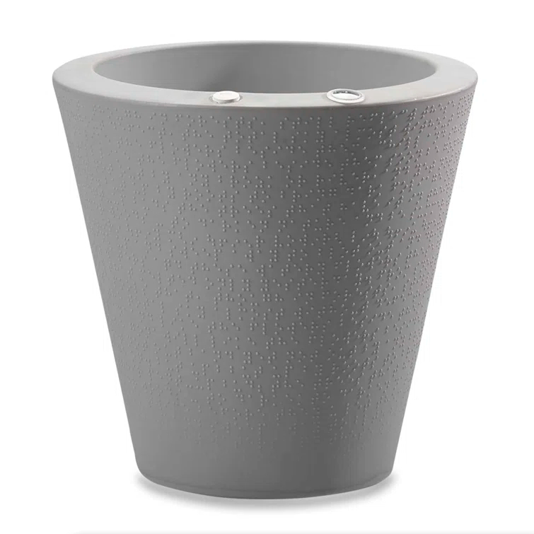 Crescent Garden Self-Watering Dot TruDrop Plastic Pot Planter