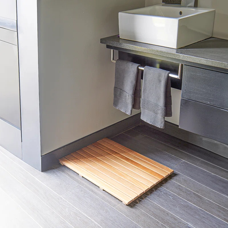 Teak Shower Mat
