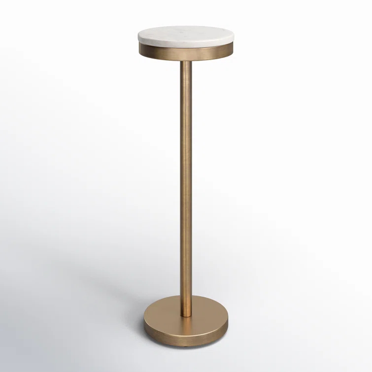 Oswald Side Table - White Marble