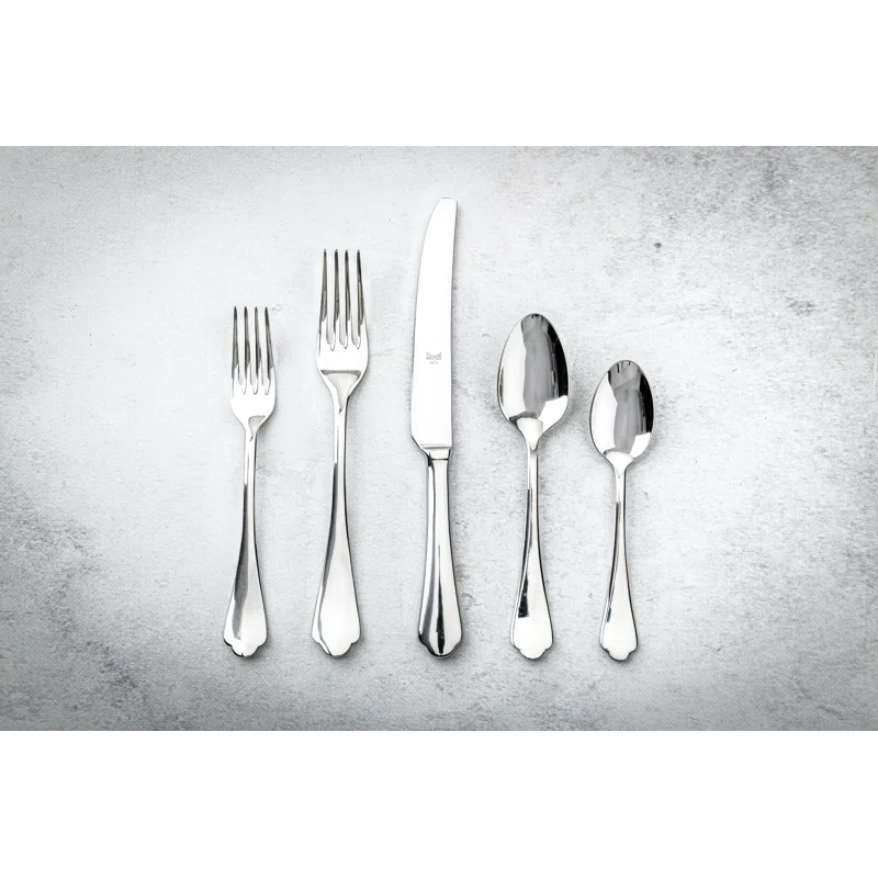 Dolce Vita Flatware 20-Piece Set by Mepra - Polished Stainless Steel