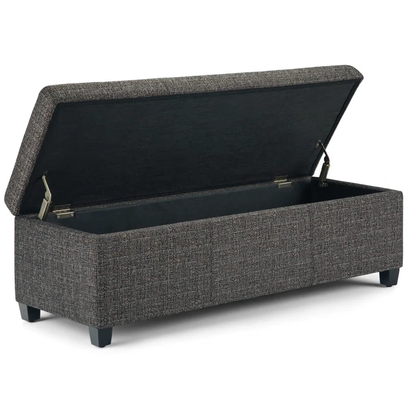 Simpli Home Avalon Storage Ottoman Bench,Assembled