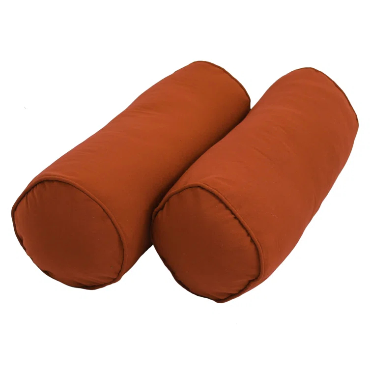 Blazing Needles Cotton Blend Reversible Throw Pillow (Set of 2)