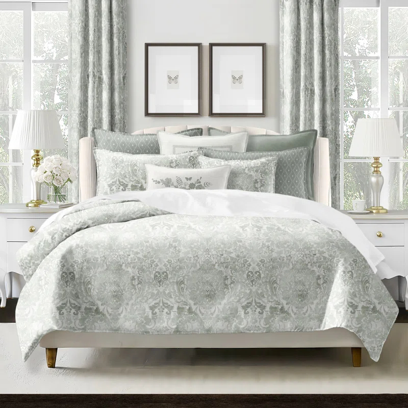 6ix Tailors Fine Linens Savannah Cotton Coverlet Set 8 Piece