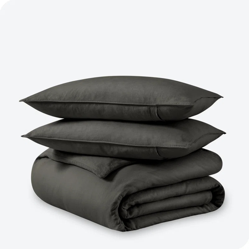 Bare Home Linen Duvet Cover Set