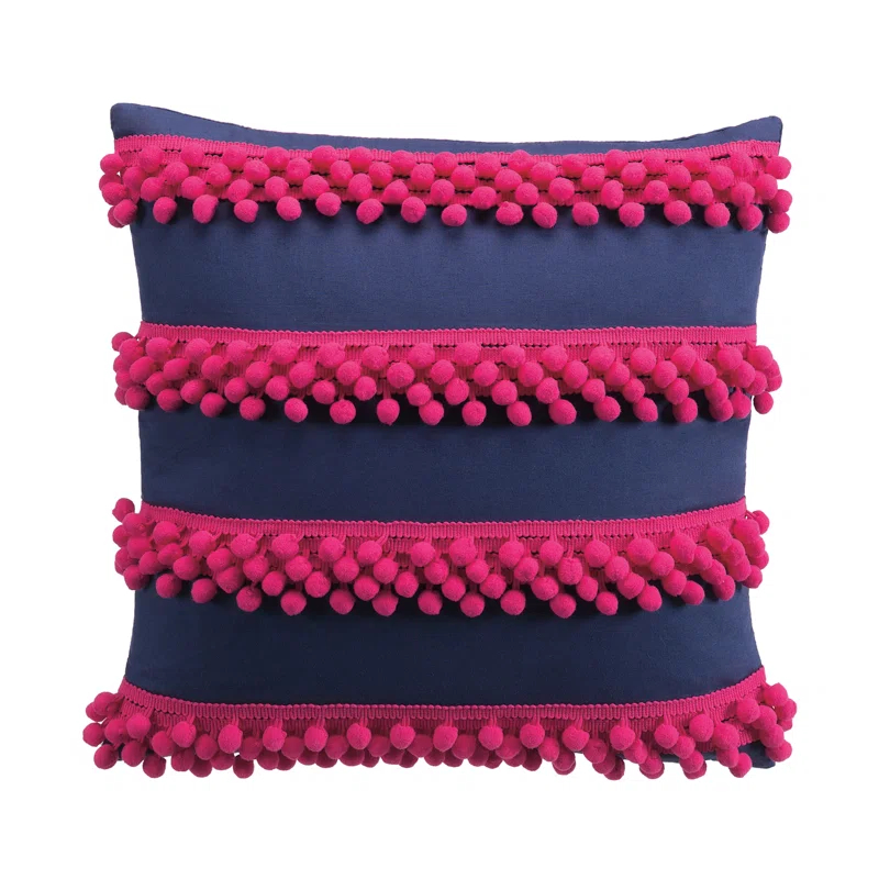 Josie Ruffled Cotton Throw Pillow