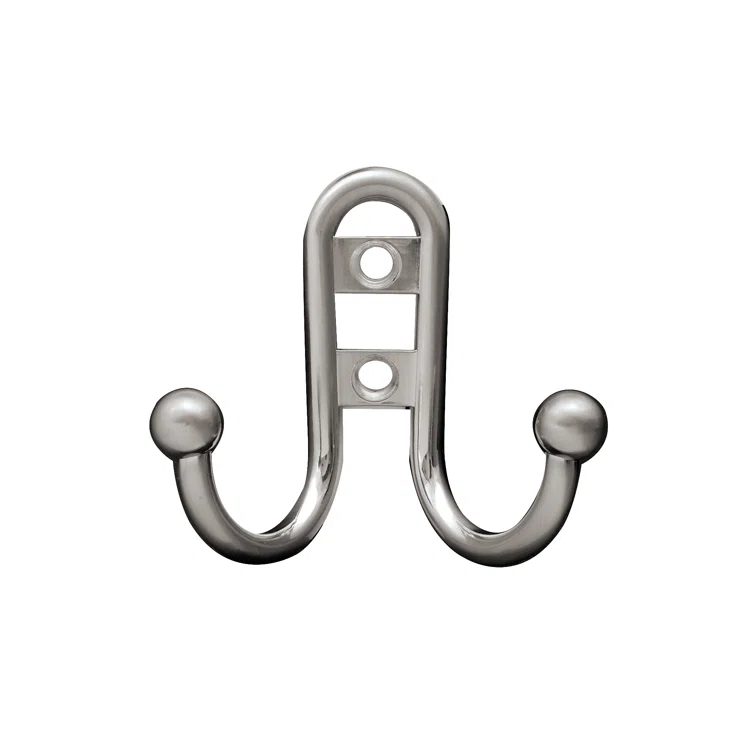 Franklin Brass Wall Mounted Decorative Double Robe Hook B46115J-SN-C