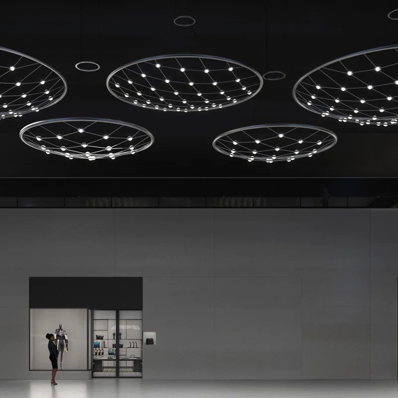 SONNEMAN Constellation Galaxy Matrix 29 - Light Bright Satin LED Unique/Statement Pendant