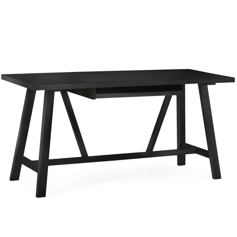 Simpli Home Dylan Solid Wood Writing Desk