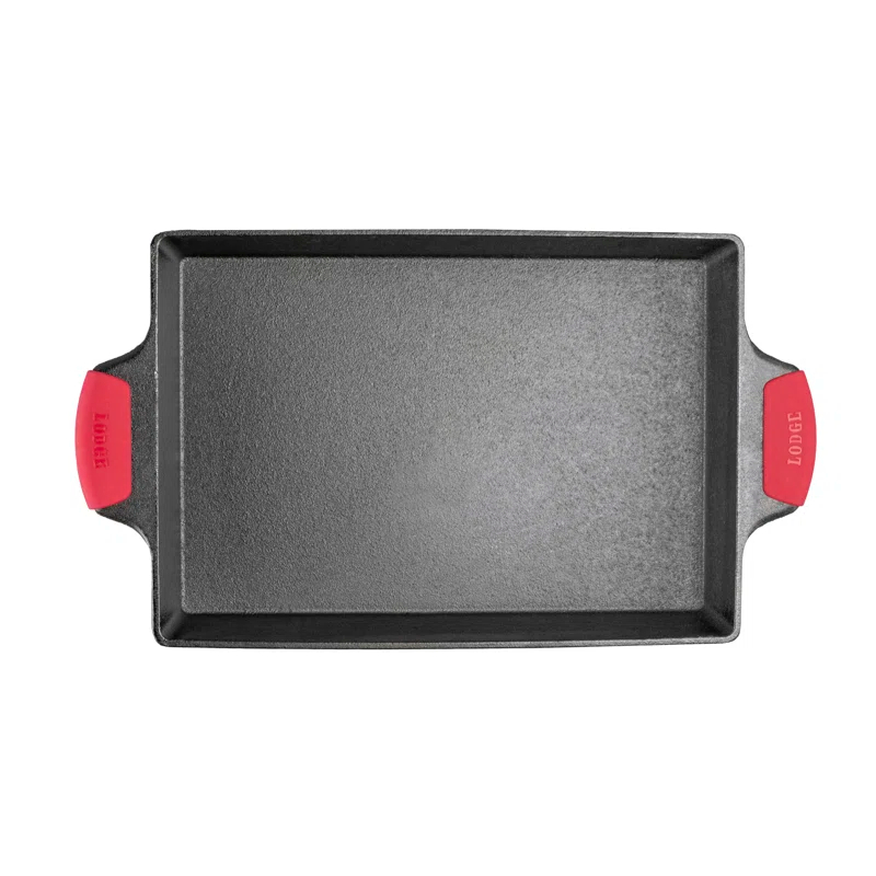 Lodge 9"X13" Cast Iron Casserole W/Silicone Grips