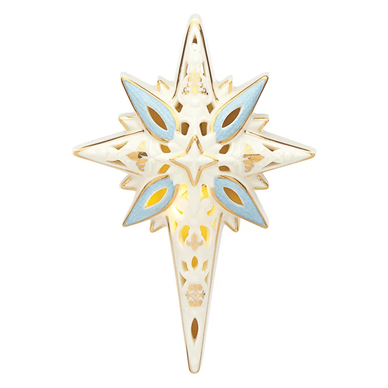 Lenox First Blessing Nativity Lit Star Figurine
