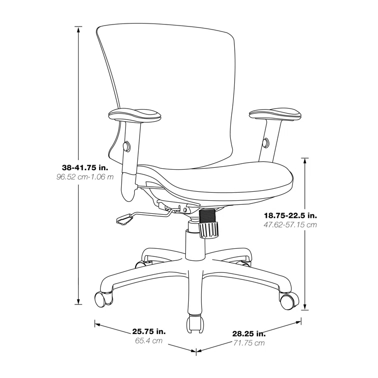 Office Star Products Mesh Task Chair