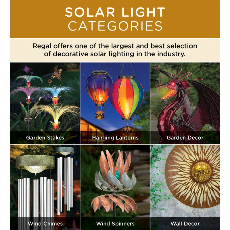 Regal Art & Gift 14.5'' Battery Powered Integrated LED Outdoor Hanging Light