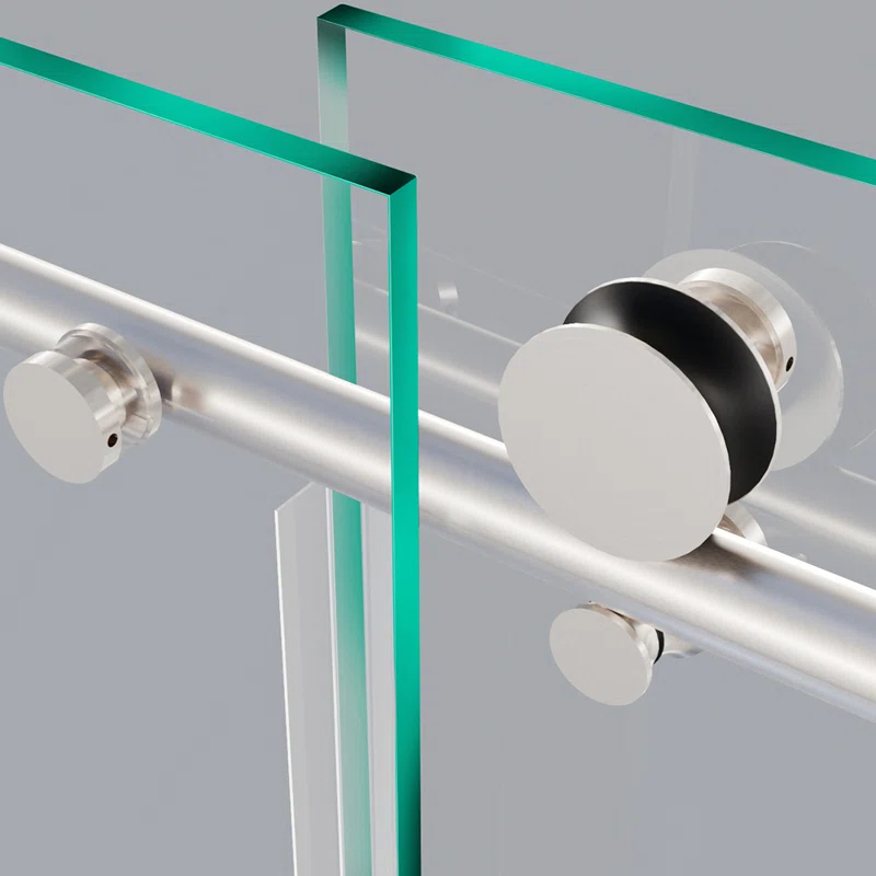 Holcam ECSE180.BNK.CLR.6074.HS Eclipse 56" W x 74" H Single Sliding Frameless Shower Door