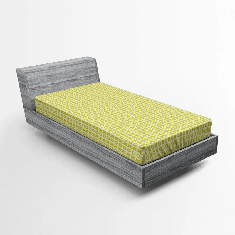 Ambesonne Microfiber Fitted Sheet