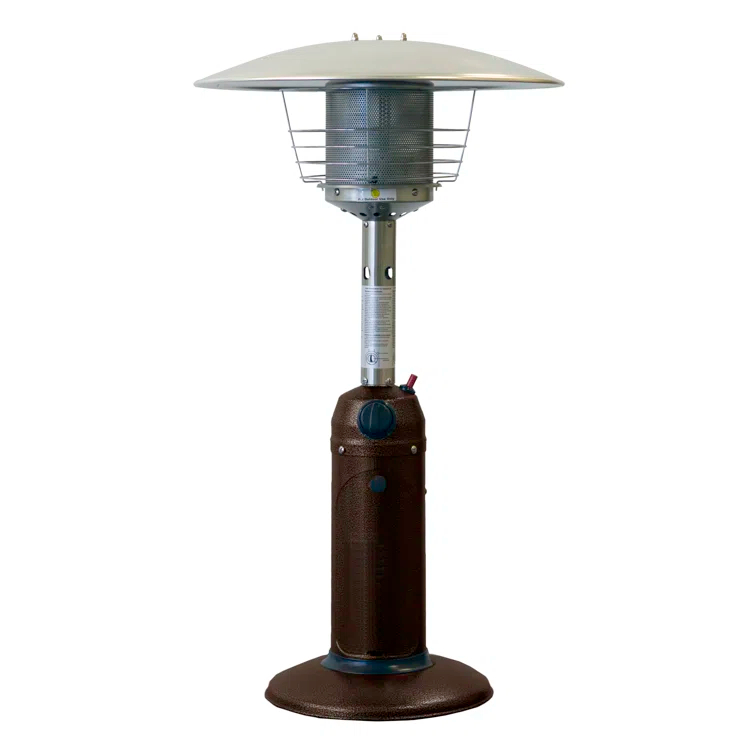 Arlmont & Co. Miceli 11000 Stainless Steel Propane Tabletop Patio Heater