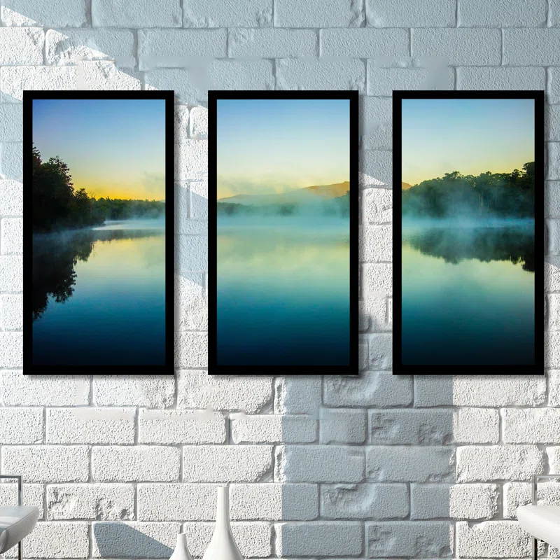 " Julian Price Lake In The Blue Ridge Mountains " 3 - Pieces