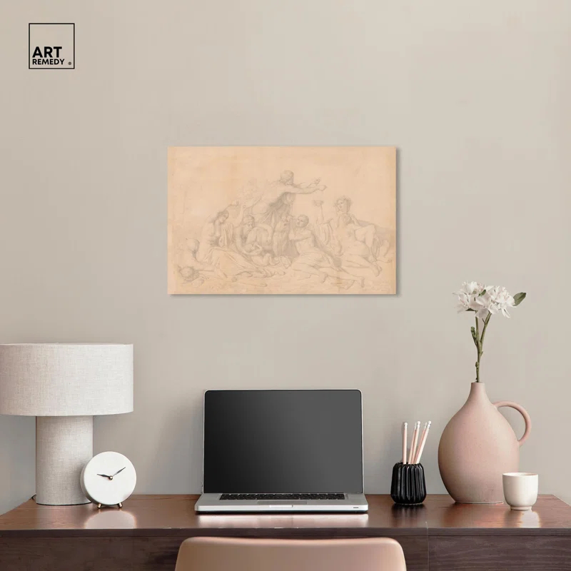 Art Remedy The Nursing of Jupiter Canvas Vintage Art by Art Remedy